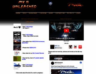 mx5unleashed.com screenshot