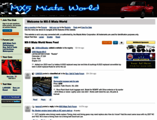 mx5world.com screenshot