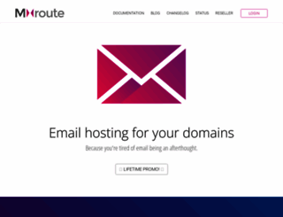 mxroute.com screenshot