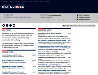 mxsportsproracing.com screenshot