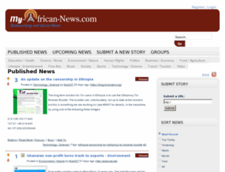 my-african-news.com screenshot