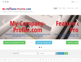 my-company-profile.com screenshot