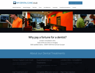 my-dental-clinic.co.uk screenshot