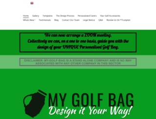my-golf-bag.com screenshot