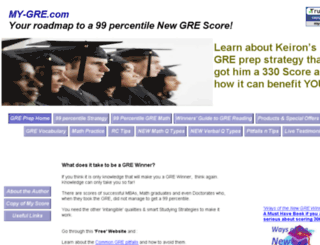 my-gre.com screenshot