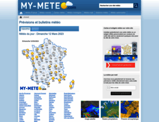 my-meteo.fr screenshot