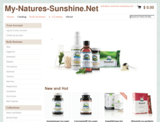 my-natures-sunshine.net screenshot