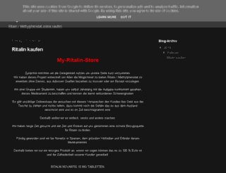 my-ritalin-store.blogspot.de screenshot