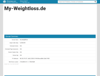 my-weightloss.de.ipaddress.com screenshot