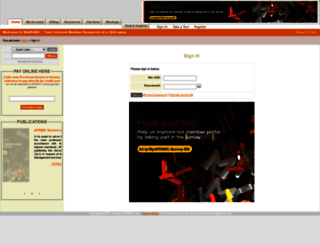 my.afrinic.net screenshot