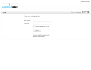 my.approvedindex.co.uk screenshot