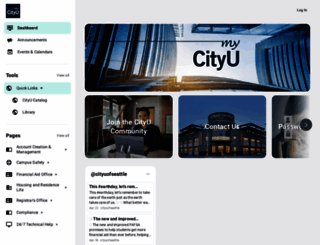 my.cityu.edu screenshot