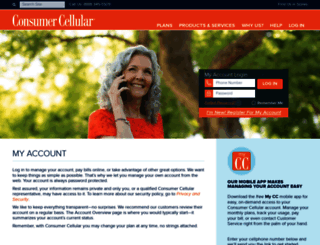 my.consumercellular.com screenshot