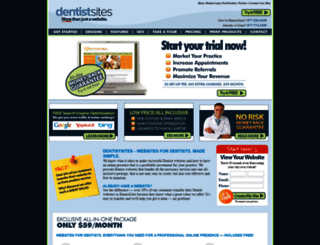 my.dentistsites.com screenshot