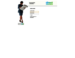 my.directcommerce.com screenshot