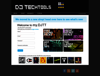 my.djtechtools.com screenshot