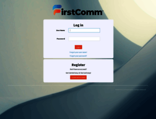 my.firstcomm.com screenshot
