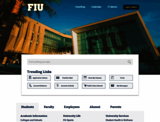 my.fiu.edu screenshot