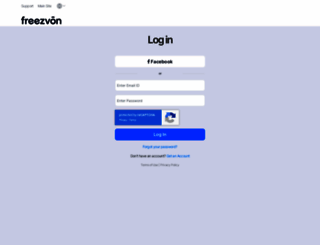 my.freezvon.com screenshot