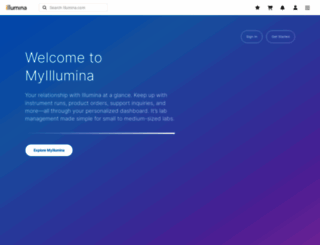 my.illumina.com screenshot