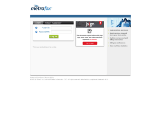 my.metrofax.com screenshot