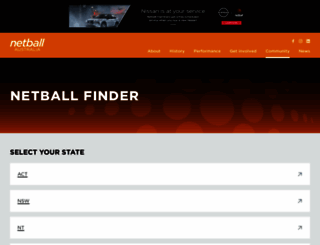my.netball.com.au screenshot