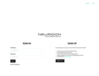 my.neuroon.com screenshot