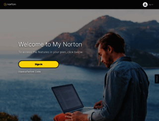 my.norton.com screenshot