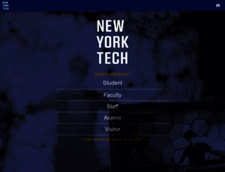 my.nyit.edu screenshot