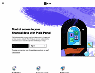 my.plaid.com screenshot