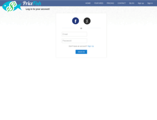 my.pricefish.com screenshot