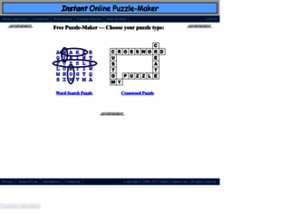 my.puzzle-maker.com screenshot