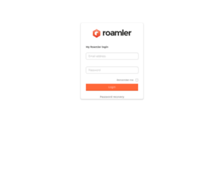 my.roamler.com screenshot