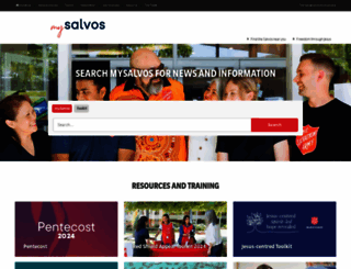 my.salvos.org.au screenshot