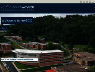 my.southwesterncc.edu screenshot