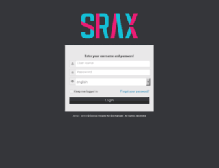 my.srax.com screenshot