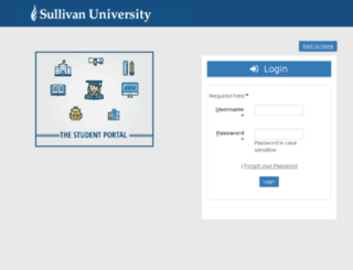 my.sullivan.edu screenshot