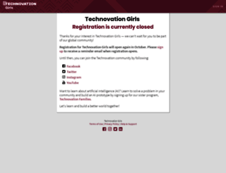my.technovationchallenge.org screenshot