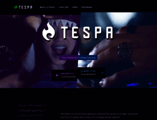 my.tespa.org screenshot