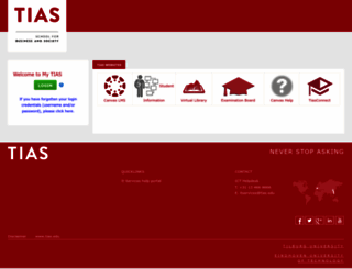 my.tias.edu screenshot