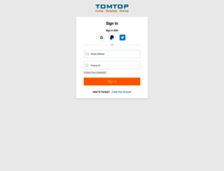 my.tomtop.com screenshot
