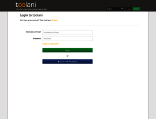 my.toolani.com screenshot