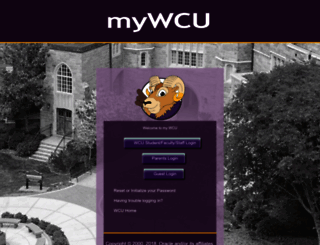 my.wcupa.edu screenshot