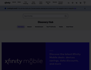 my.xfinity.com screenshot
