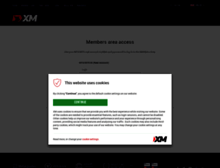 my.xm.com screenshot