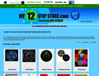 my12stepstore.com screenshot