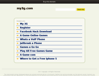 my3g.com screenshot