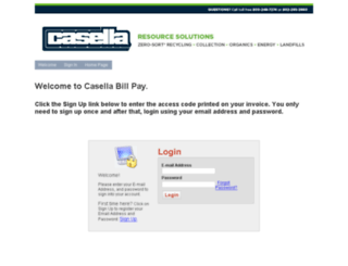 myaccount.casella.com screenshot