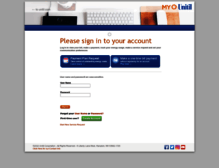 myaccount.unitil.com screenshot