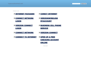 myaccountconnect.com screenshot